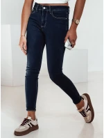 Dámske džínsové nohavice MODILINI tmavomodré FashionStreet UY2239