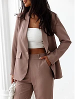 Elegantný dámsky kostým – sako a nohavice Fango FashionStreet AY1247 Elegantný dámsky kostým – sako a nohavice Fango FashionStreet AY1247