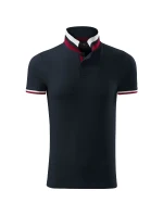 Polokošeľa Collar Up dark navy