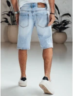 Pánske modré džínsové šortky FashionStreet SX2566 Pánske modré džínsové šortky FashionStreet SX2566