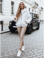FashionStreet dámska biela bunda TY5270 FashionStreet dámska biela bunda TY5270
