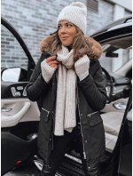 Dámska parka SNOWFALL parka black FashionStreet TY4087 Dámska parka SNOWFALL parka black FashionStreet TY4087