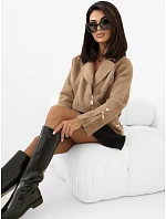 Bunda MBM KR 259.98P tmavo béžová Bunda MBM KR 259.98P tmavo béžová