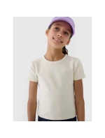 Dievčenské základné tričko 4F 4FJWSS25TTSHF1852-12S Dievčenské základné tričko 4F 4FJWSS25TTSHF1852-12S