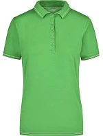 Daiber JN 568 Dámske elastické polo tričko z džerseju 02.0568 limetkovozelené/biele Daiber JN 568 Dámske elastické polo tričko z džerseju 02.0568 limetkovozelené/biele