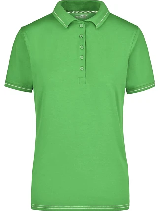 Daiber JN 568 Dámske elastické polo tričko z džerseju 02.0568 limetkovozelené/biele Daiber JN 568 Dámske elastické polo tričko z džerseju 02.0568 limetkovozelené/biele