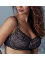 Fleur podprsenka s kosticou 5653 antracit - RosaFaia