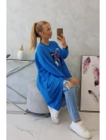 Oversize blúzka s potlačou nevädze