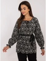 Blúzka LK BZ 509744.12X čierna Blúzka LK BZ 509744.12X čierna