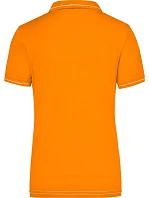 Daiber JN 568 Dámske elastické polo z džerseju 02.0568 oranžová/biela Daiber JN 568 Dámske elastické polo z džerseju 02.0568 oranžová/biela