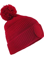 Beechfield B 530R Pletená čiapka Patch „Fan“ 53.530R classic red