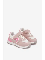 Detské športové tenisky so suchým zipsom Galisse pink Detské športové tenisky so suchým zipsom Galisse pink