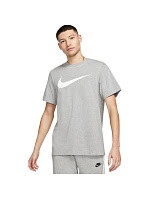 Pánske tričko Nike Sportswear Swoosh Tee Icon grey DC5094 063 pánske