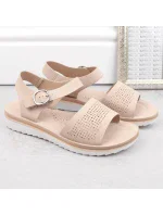 Sergio Leone W SK53N béžové lodičky na platforme a podpätku Sergio Leone W SK53N béžové lodičky na platforme a podpätku