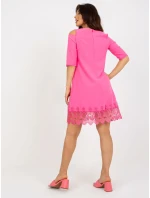 Dámske šaty LK SK 506416 ružové