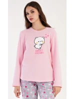 Dámske pyžamo dlhé Mačiatko Dámske pyžamo dlhé Mačiatko