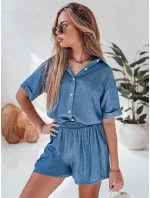 Dámsky plátenný set nadrozmernej veľkosti LINEN LOVE navy blue FashionStreet AY1138 Dámsky plátenný set nadrozmernej veľkosti LINEN LOVE navy blue FashionStreet AY1138