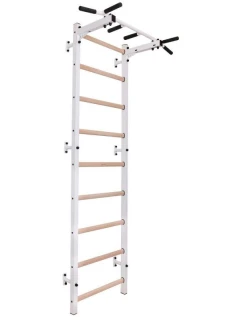 DREVENO-KOVOVÝ GYMNASTICKÝ REBRÍK S KOVOVOU TYČOU BENCHK 721W