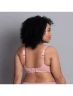 Mäkké košíčky podprsenky Selma s kosticami 5631 rosewood - RosaFaia