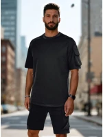Pánsky základný čierny set FashionStreet AX0799