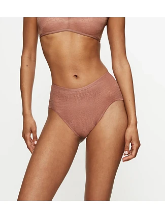 TRIUMPH SIGNATURE SHEER - Maxi nohavičky s jemným čipkovým lemom Triumph