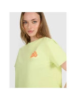 Dámske tričko oversize s potlačou 4F 4FRSS25TTSHF3160-73S