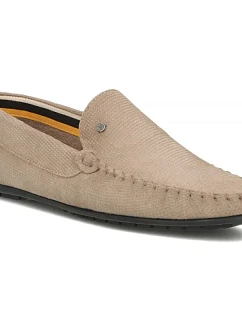 Pánske kožené mokasíny béžovéFilippo MP923