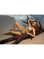 Liliana Jungle-Light Skin Plavky M-259 Ash White (22) - Marko