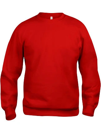 Mikina Clique Basic Roundneck Unisex 67.2130 červená Mikina Clique Basic Roundneck Unisex 67.2130 červená
