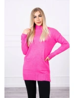 Stojanový sveter ružový