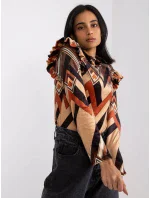 Blúzka DHJ BZ 6533C 1.81P čierna a béžová