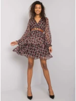 Šaty LC SK 22K 3001.28P čierna a červená