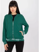 Mikina RV BL 7809.37X tmavo zelená