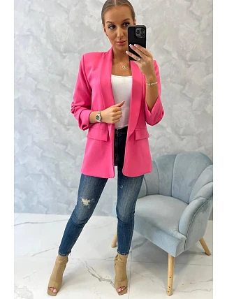 Bunda s klopami 23830 ružová - Kesi