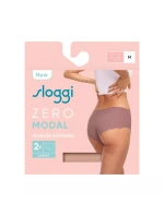 Dámske nohavičky ZERO Modal 2.0 Krátky 2P - CAMEO BROWN - hnedá 00ME - SLOGGI