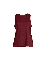 CASALL Soft Texture Tank večerné červené tréningové tričko