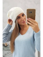 Dámska čiapka Ingrid K371 ecru