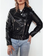 ROLDAN dámska kožená bunda ramones black FashionStreet TY4180 ROLDAN dámska kožená bunda ramones black FashionStreet TY4180