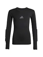 Detské brankárske tričko Adidas s dlhým rukávom, čierne KA1678 Detské brankárske tričko Adidas s dlhým rukávom, čierne KA1678
