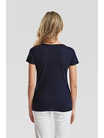 Fruit of the Loom Lady-Fit Valueweight V-Neck T Dámske tričko s výstrihom do V 16.1398 tmavomodrá