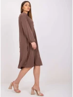 Dámske šaty Dress-EM-SK-604.10P-hnedá
