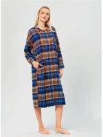 Košeľa Key LND 482 B24 Flanelová dlhá/r S-XL bez gombíkov
