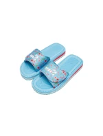 Klapka na suchý zips Kubota viacfarebná kvetinová modrá K25SS-100-001-14-1