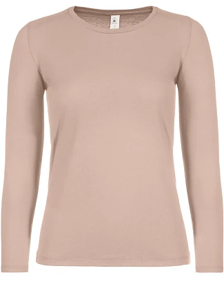 B&C #E150 LSL /women Dámske tričko s dlhým rukávom 01.006T millennial pink B&C #E150 LSL /women Dámske tričko s dlhým rukávom 01.006T millennial pink