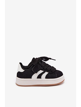 Detské športové tenisky na suchý zips z umelej kože Black Zoya Detské športové tenisky na suchý zips z umelej kože Black Zoya