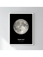 Personalizovaný magický fotob obraz v ráme – 30x40 – fázy mesiaca Personalizovaný magický fotob obraz v ráme – 30x40 – fázy mesiaca