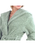 Dámsky župan Athena s kapucňou 3116 fern - Vestis