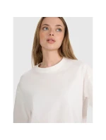 Dámske tričko oversize s potlačou 4F 4FRSS25TTSHF2692-11S