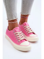 Niskie Trampki Damskie Big Star NN274271 Różowe