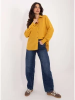 Košeľa LK KS 510109.70 tmavo žltá